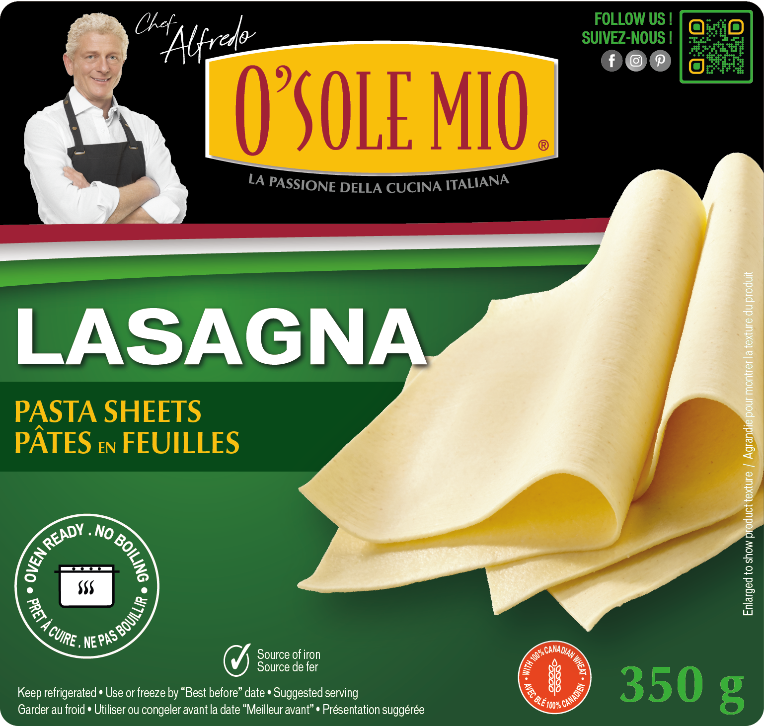 LASAGNA Sheet – Italian Pasta & Sauces