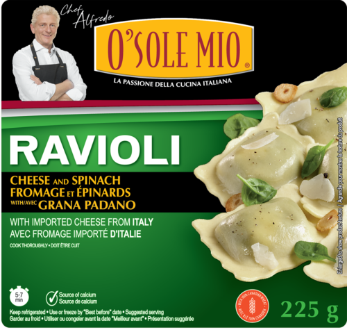 RAVIOLI  Fromage et épinards